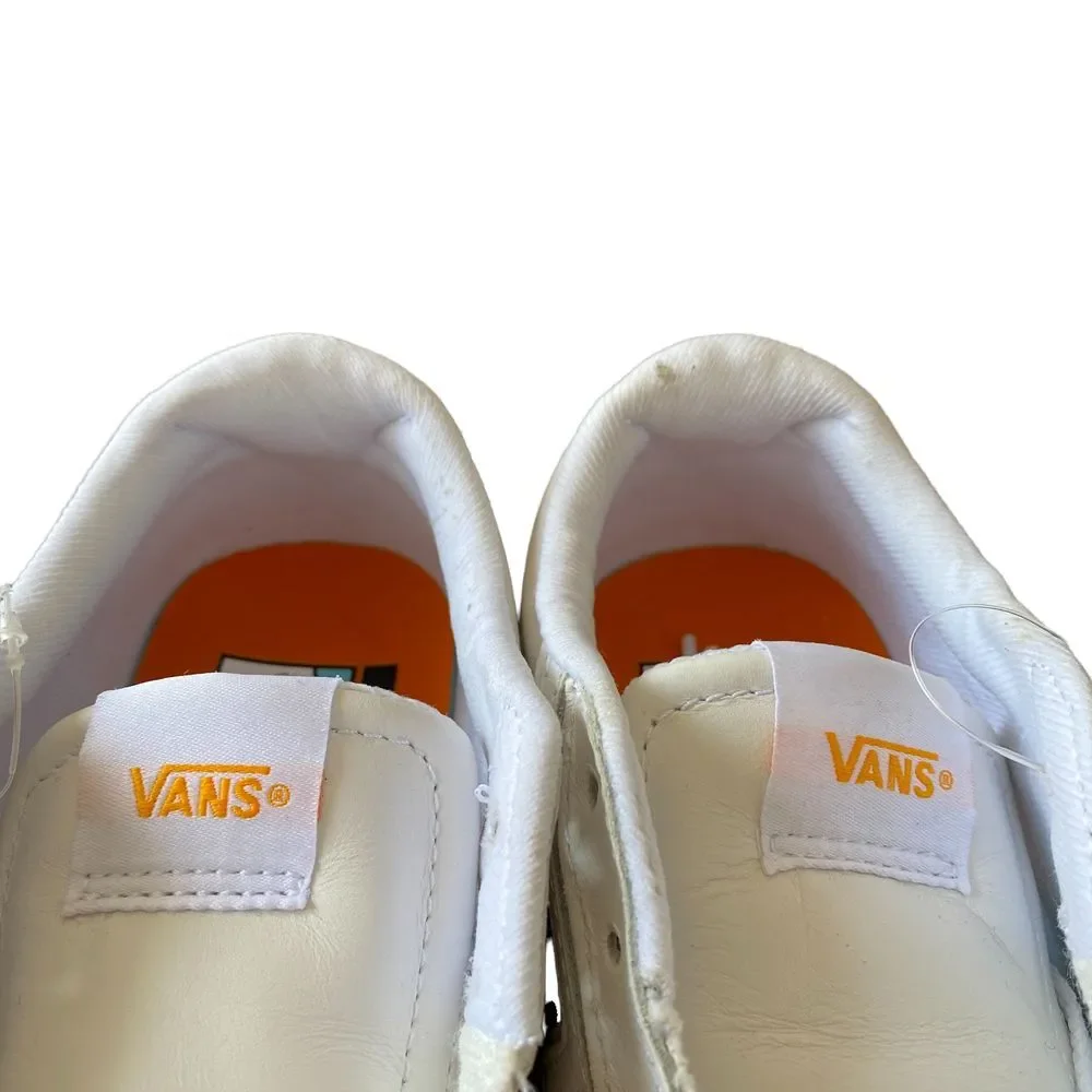 Vans White Flame Lenticular Lowland CC‎ Lace Up Unisex Sneaker Shoes Size W5.5